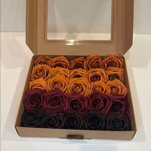 25 Piece Multicolor Artificial Roses